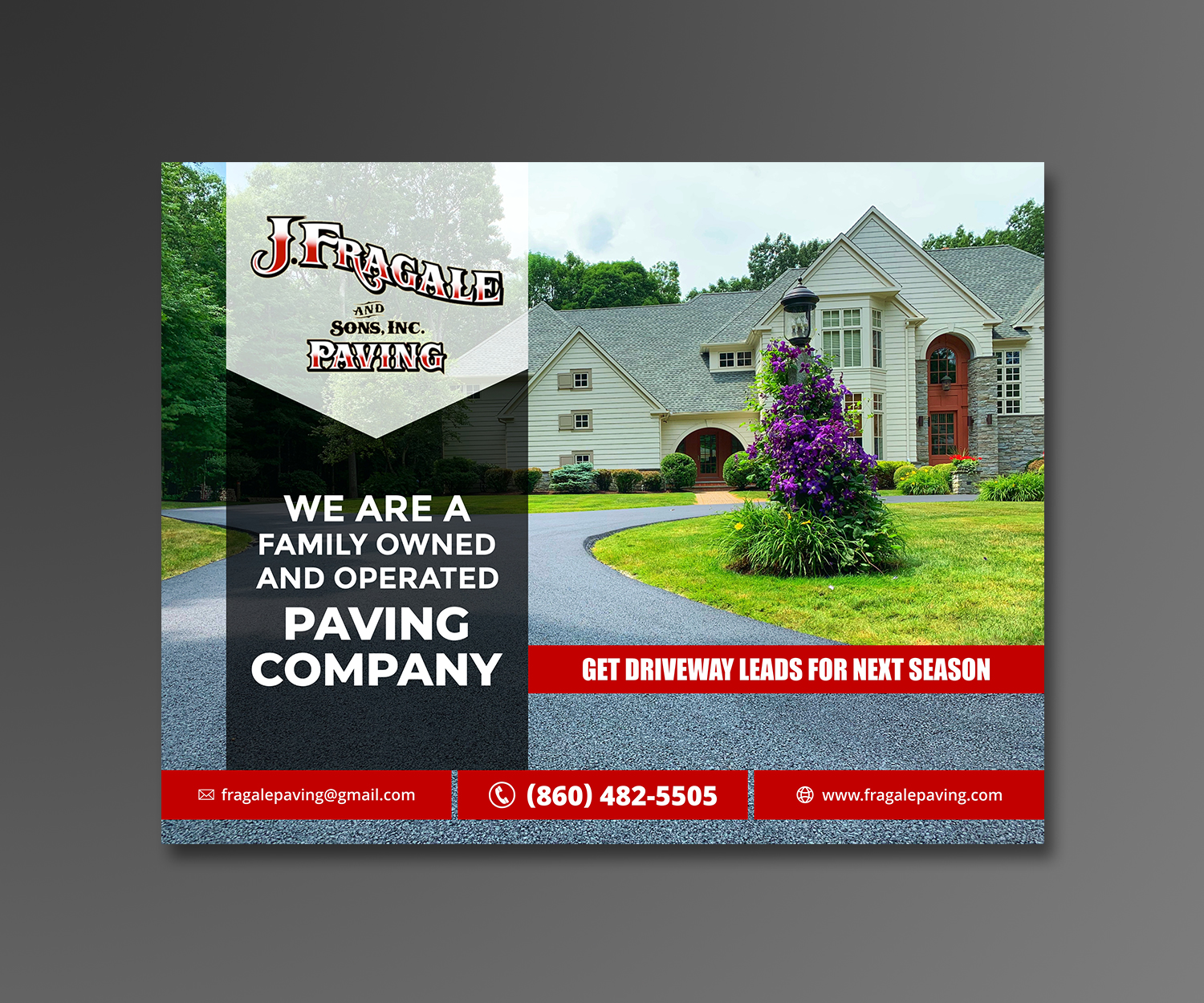Design de Carte Postale par ecorokerz pour J. Fragale & Sons Paving | Design #22778538