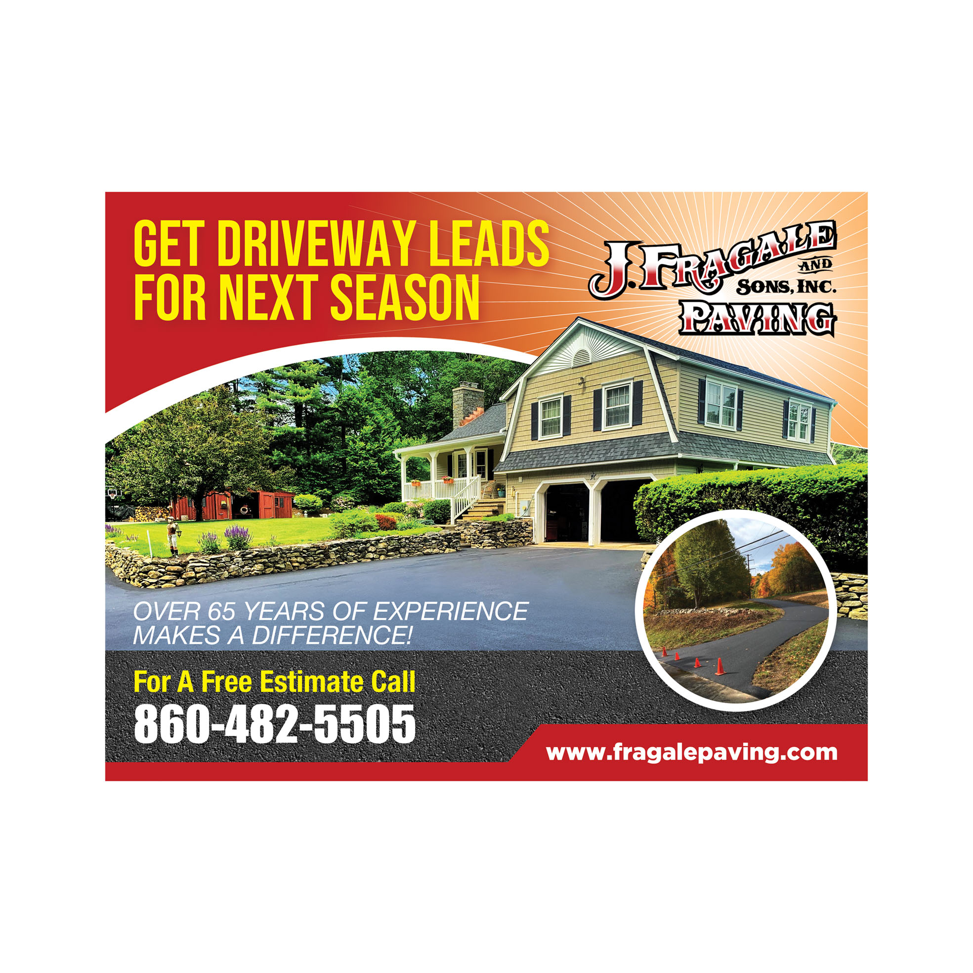 Postcard Design by Jul-D for J. Fragale & Sons Paving | Design #22795987