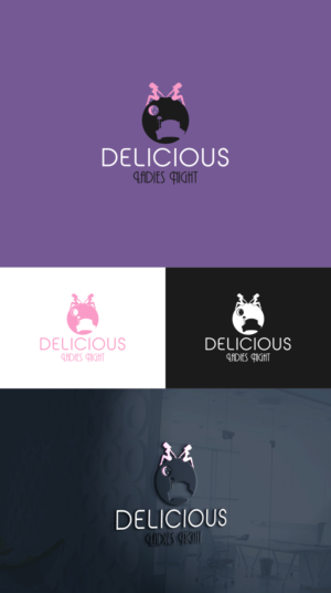 Delicious (Main Title) Ladies Night (Tag Line) | Logo Design by siti MWDesign