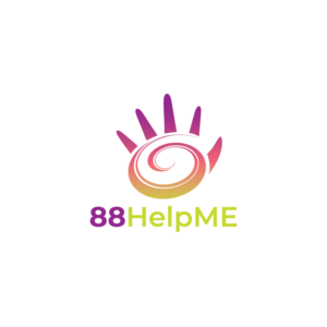 in the name of the application 88HelpME.  I am open to other text | Logo Design by rozT