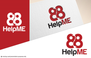 in the name of the application 88HelpME.  I am open to other text | Logo Design by Juli creation