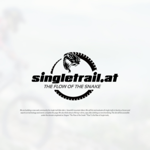 singletrail.at  - The Flow of the Snake | Logo Design by Folio360
