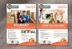 Flyer Design by alex989 for Holdem Removals | Design: #22746202