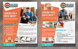 Flyer Design by alex989 for Holdem Removals | Design: #22747942