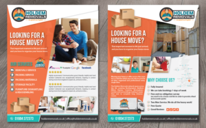 Flyer Design by alex989 for Holdem Removals | Design: #22780793