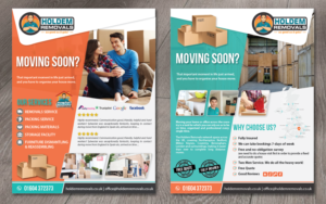 Flyer Design by alex989 for Holdem Removals | Design: #23183437