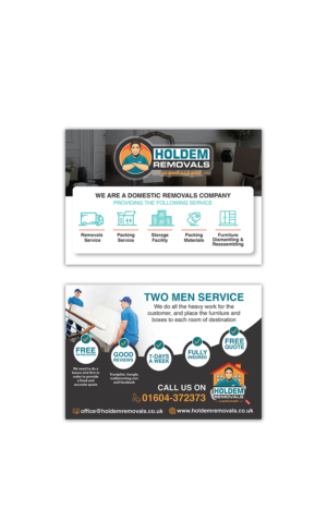 Flyer-Design von Phouii für Holdem Removals | Design: #22774164