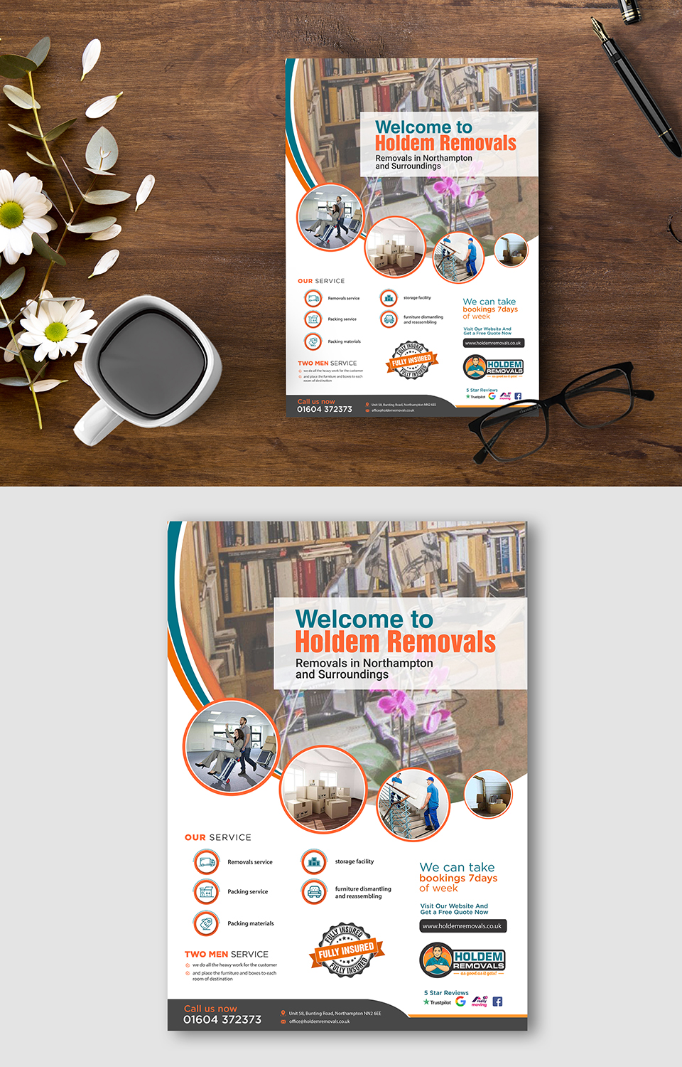 Flyer Design by debdesign for Holdem Removals | Design #22791344