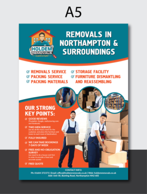 Flyer-Design von Deziners Zone für Holdem Removals | Design: #22785739