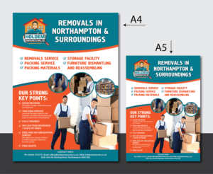 Flyer Design by Deziners Zone for Holdem Removals | Design: #22785740