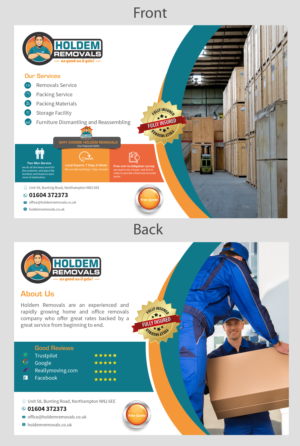 Flyer-Design von Shabnum Khan für Holdem Removals | Design: #22798062