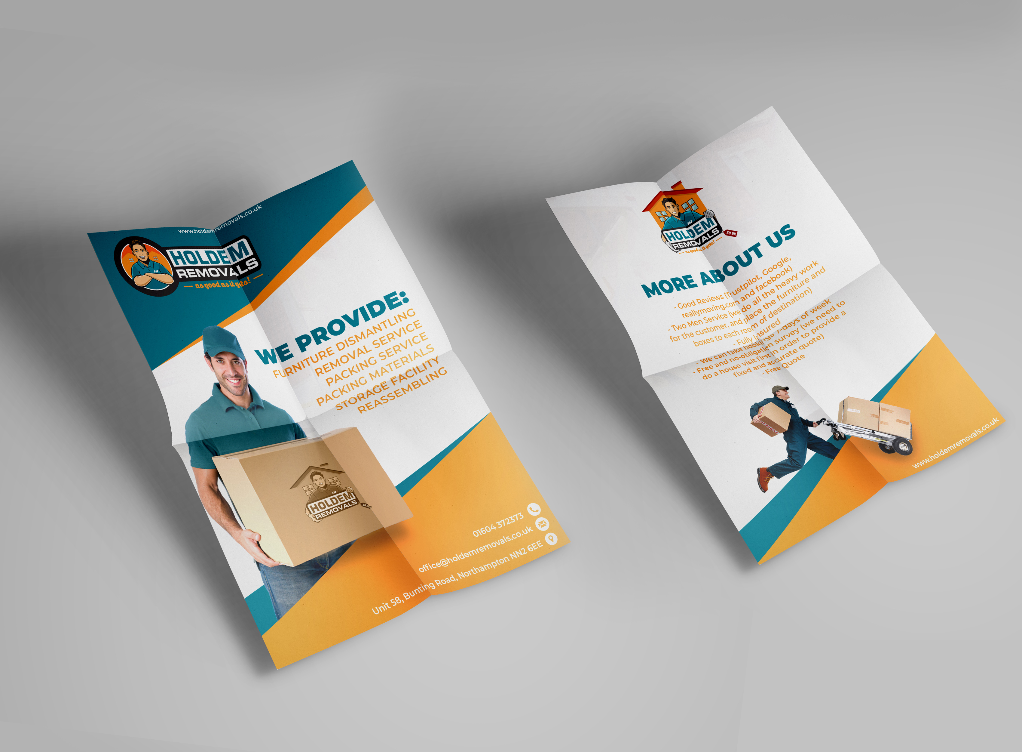 Flyer Design by Atroxic Design for Holdem Removals | Design #22781009