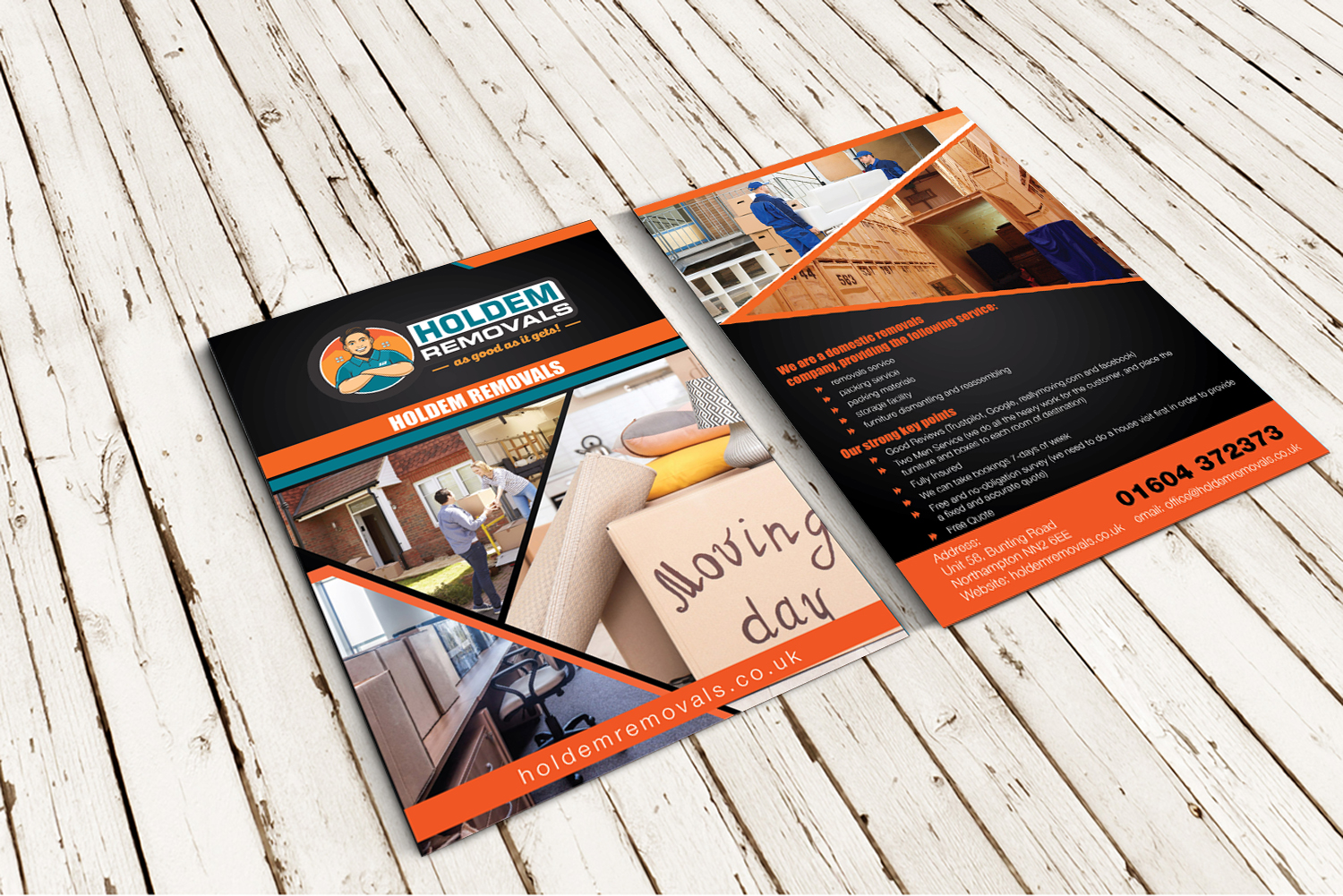 Flyer Design by Isnah Logo for Holdem Removals | Design #22732164