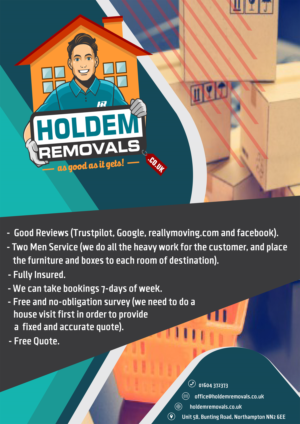 Diseño de Flyer por AbdoDesigner para Holdem Removals | Diseño: #22797535