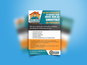 Diseño de Flyer por wolfwud para Holdem Removals | Diseño #22742057