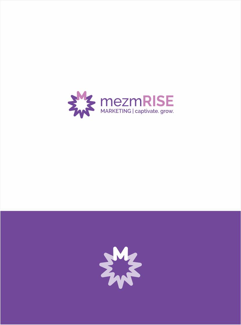 Logo Design by Naavyd for mezmRISE marketing | Design #22761769