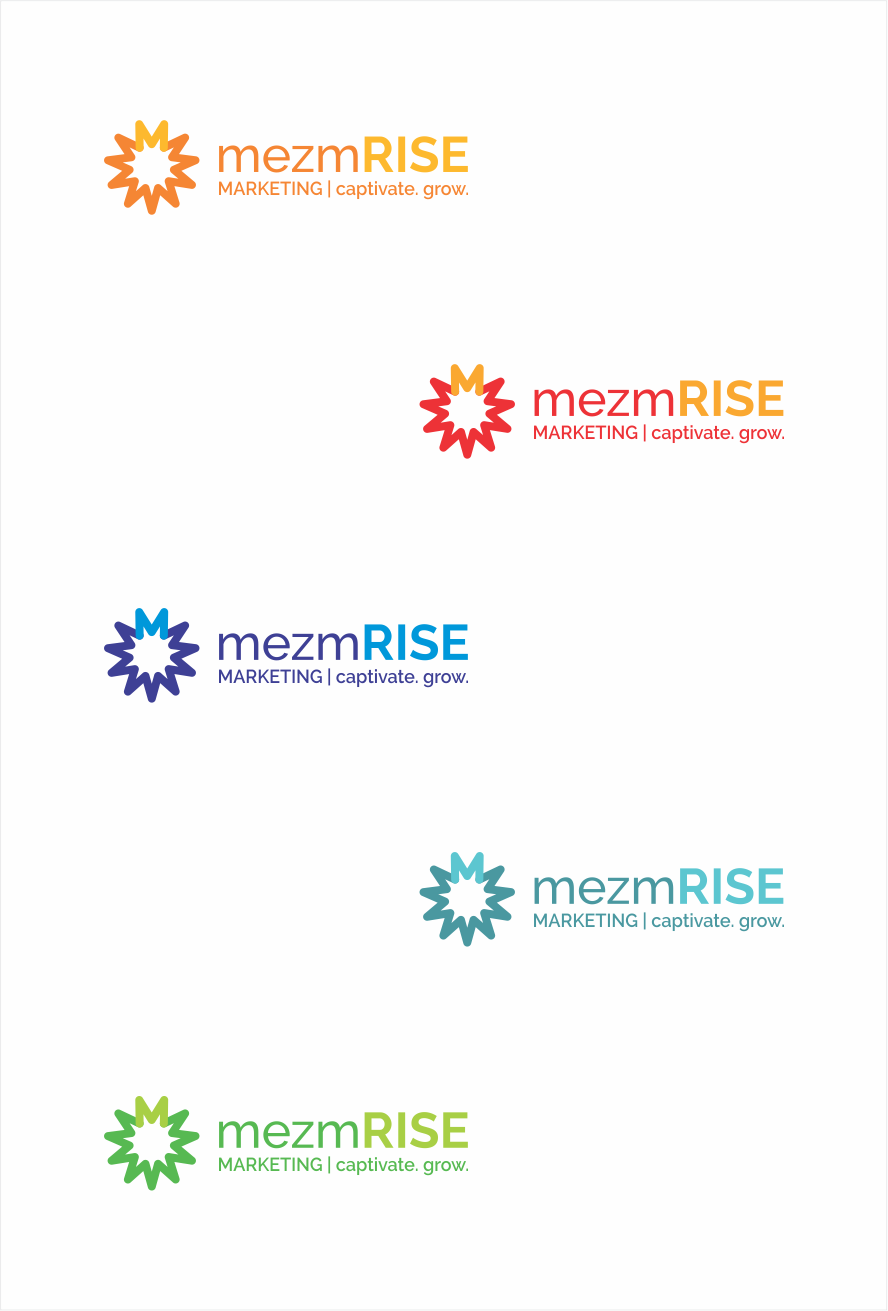 Logo Design by Naavyd for mezmRISE marketing | Design #22767548