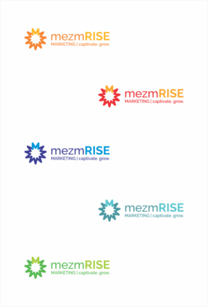 Logo Design by Naavyd for mezmRISE marketing | Design: #22767548