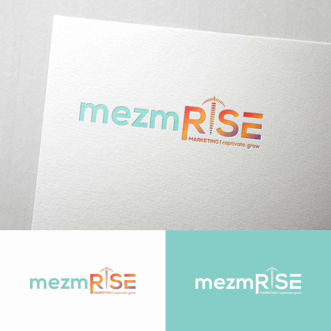 Logo Design by aqilazhifara for mezmRISE marketing | Design #22769898