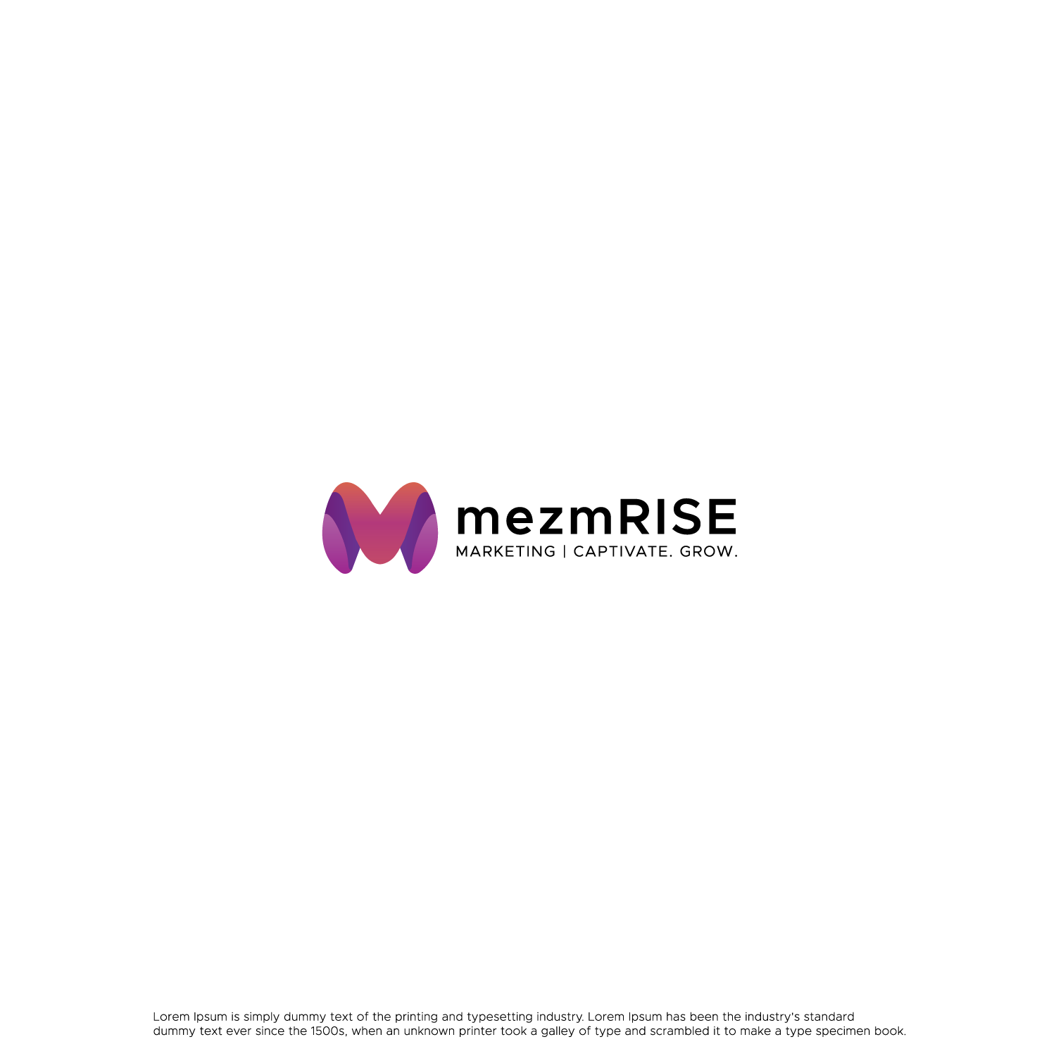 Logo Design by Potatow for mezmRISE marketing | Design #22785835