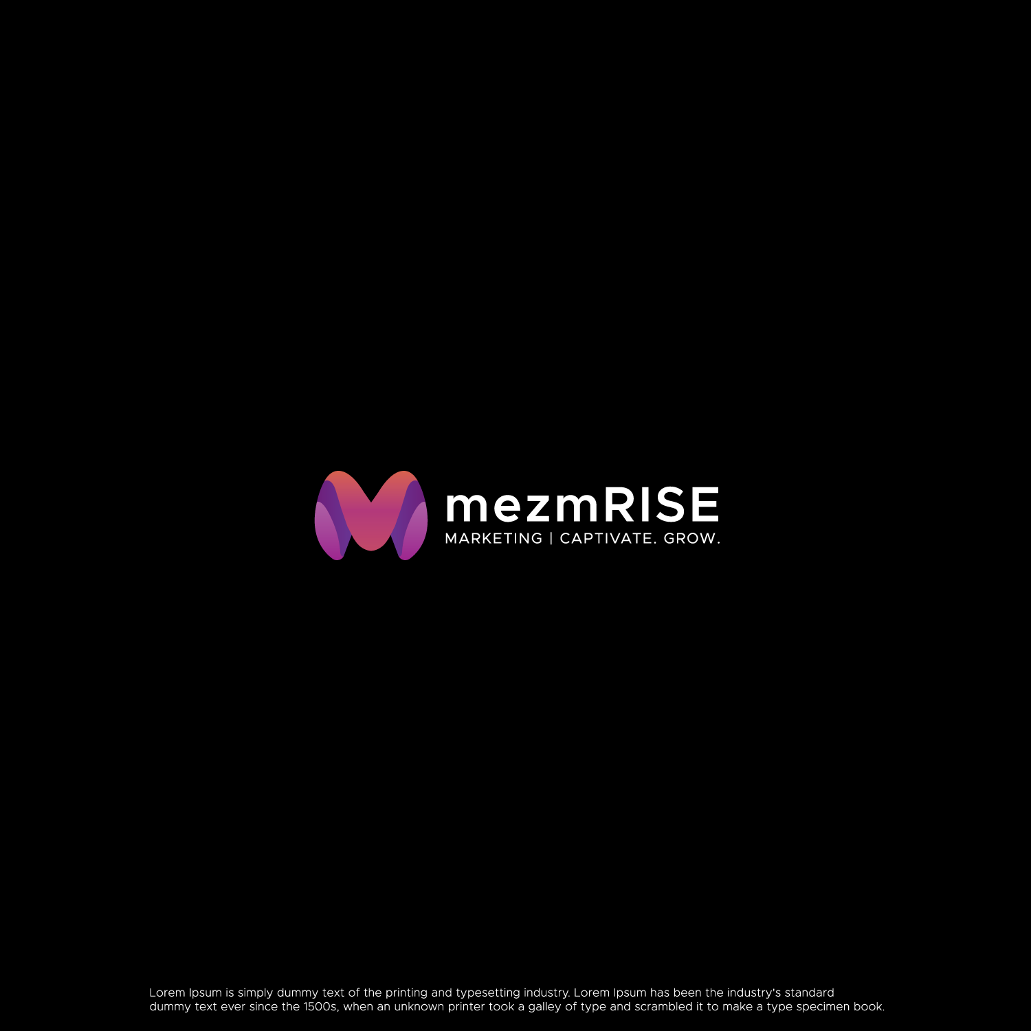 Logo Design by Potatow for mezmRISE marketing | Design #22785852