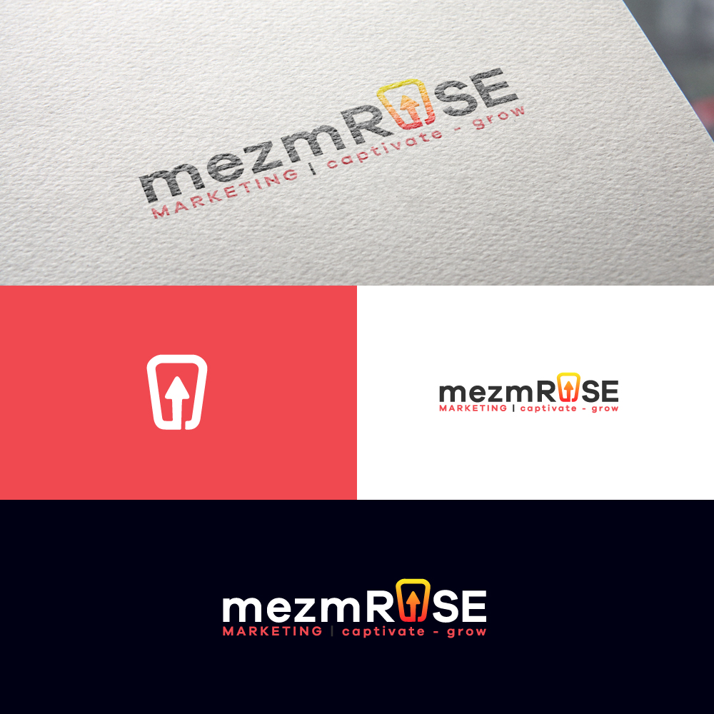 Logo Design by Gisella Guzmán for mezmRISE marketing | Design #22780684