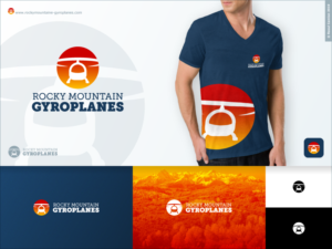 Logo Design by Raoul Camion for Rocky Mountain Gyroplanes, LLC | Design: #22761251