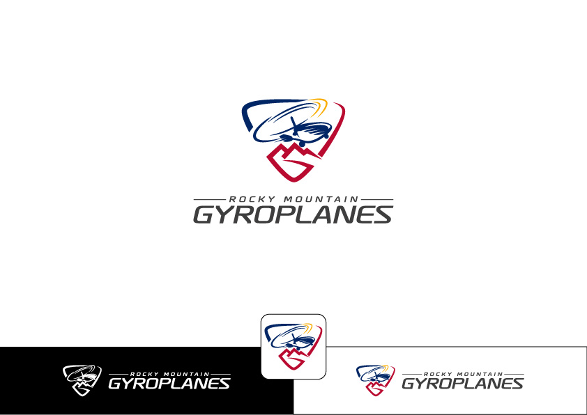 Logo Design by ~idiaz~ for Rocky Mountain Gyroplanes, LLC | Design #22766135