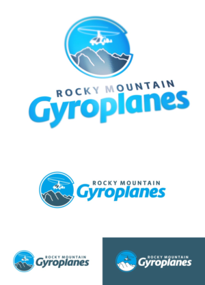 Logo Design by bojboga for Rocky Mountain Gyroplanes, LLC | Design: #22777542