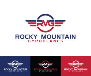 Logo Design by Anamul Burhan for Rocky Mountain Gyroplanes, LLC | Design: #22734384