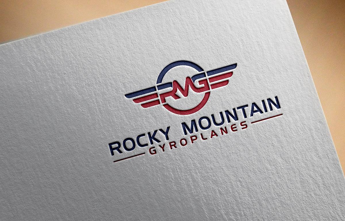 Logo Design by Anamul Burhan for Rocky Mountain Gyroplanes, LLC | Design #22734385