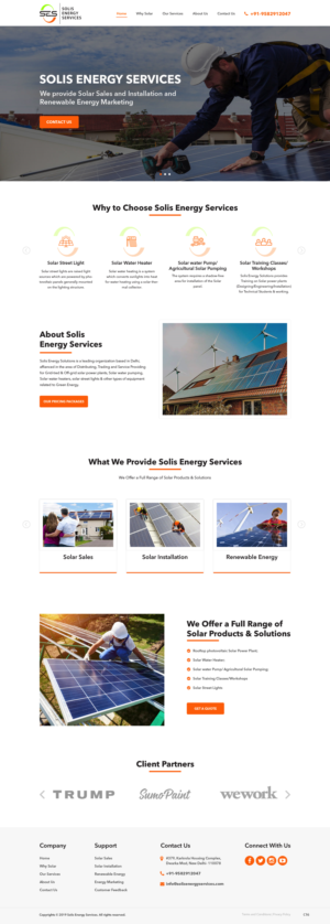 Diseño Web por pb para Solis Energy Services | Diseño: #22734997