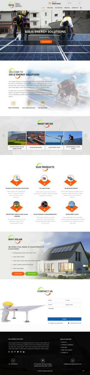 Web-Design von pb für Solis Energy Services | Design: #22735071