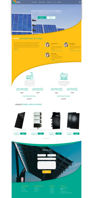 Diseño Web por Ruben the Designer para Solis Energy Services | Diseño: #22734804