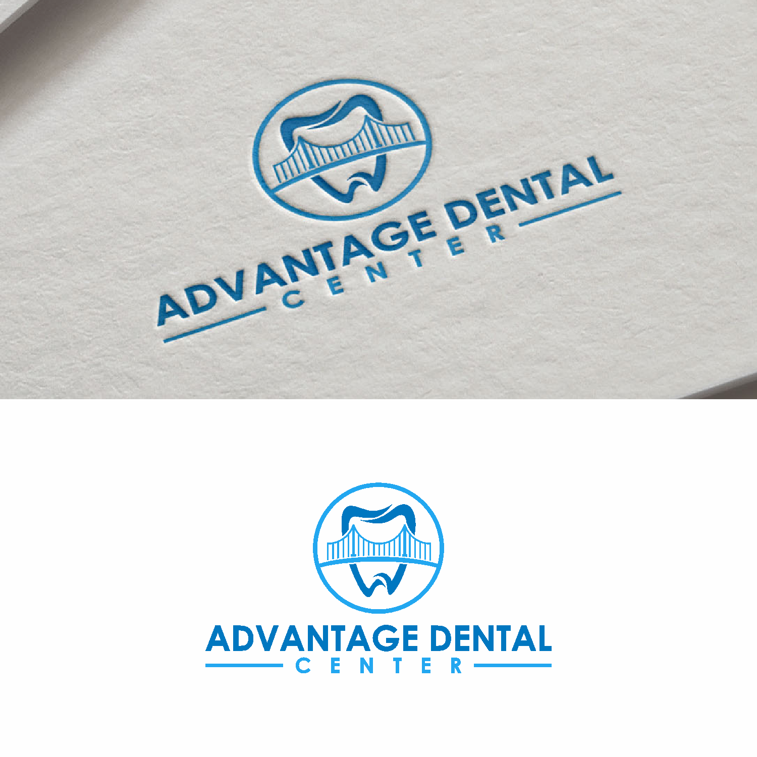 Logo Design by saher khan 2 for Advantage Dental Center | Design #22735747