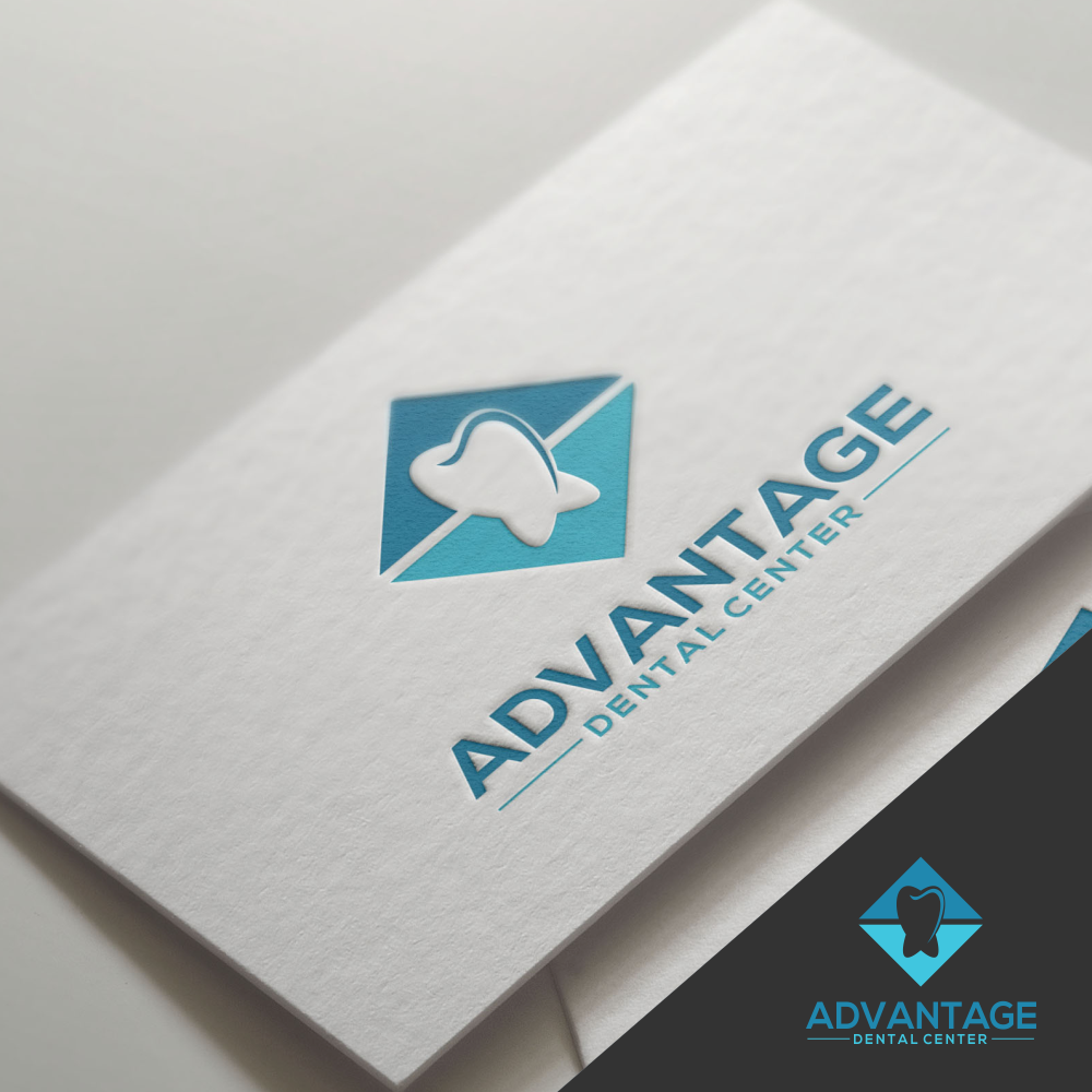 Diseño de Logo por Gerald Design 3 para Advantage Dental Center | Diseño #22750507
