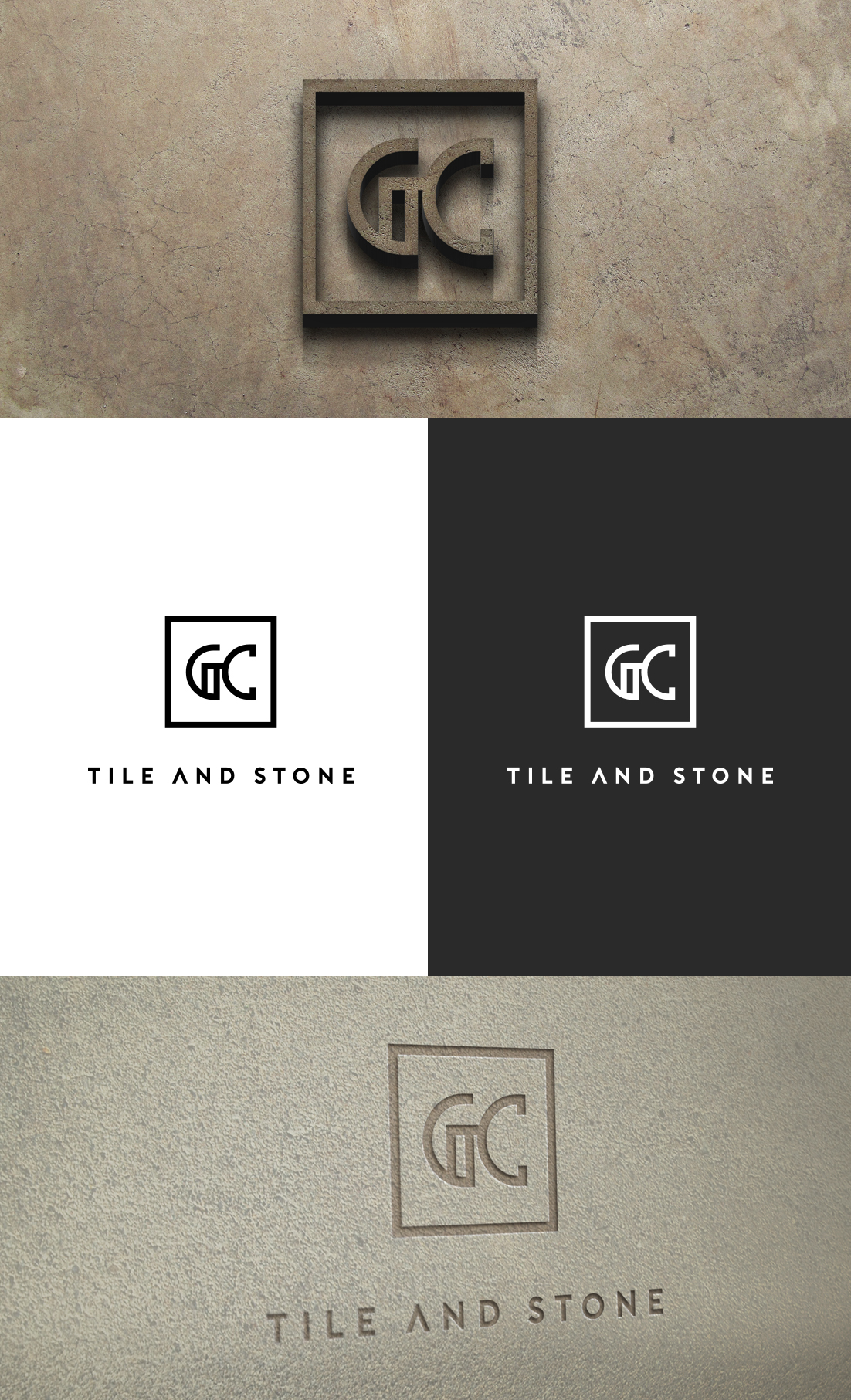 Logo Design by GLDesigns for GC Tile and Stone  | Design #22735969