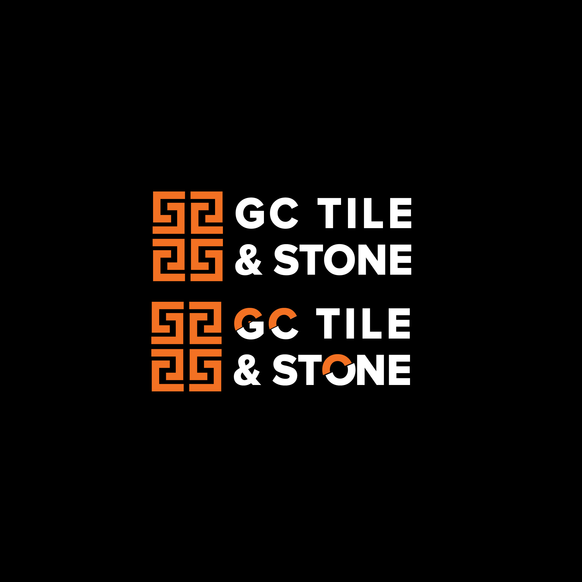Logo-Design von Blvck für GC Tile and Stone  | Design #22735808