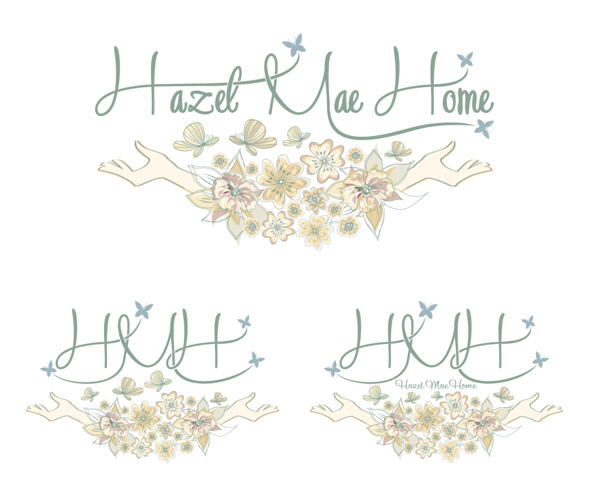 Logo Design by RixSenzations for Hazel Mae Home | Design #2981430