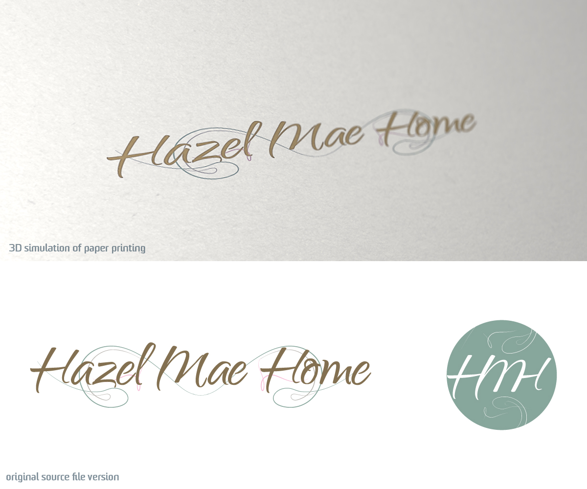 Logo Design by Anthony for Hazel Mae Home | Design #2982609