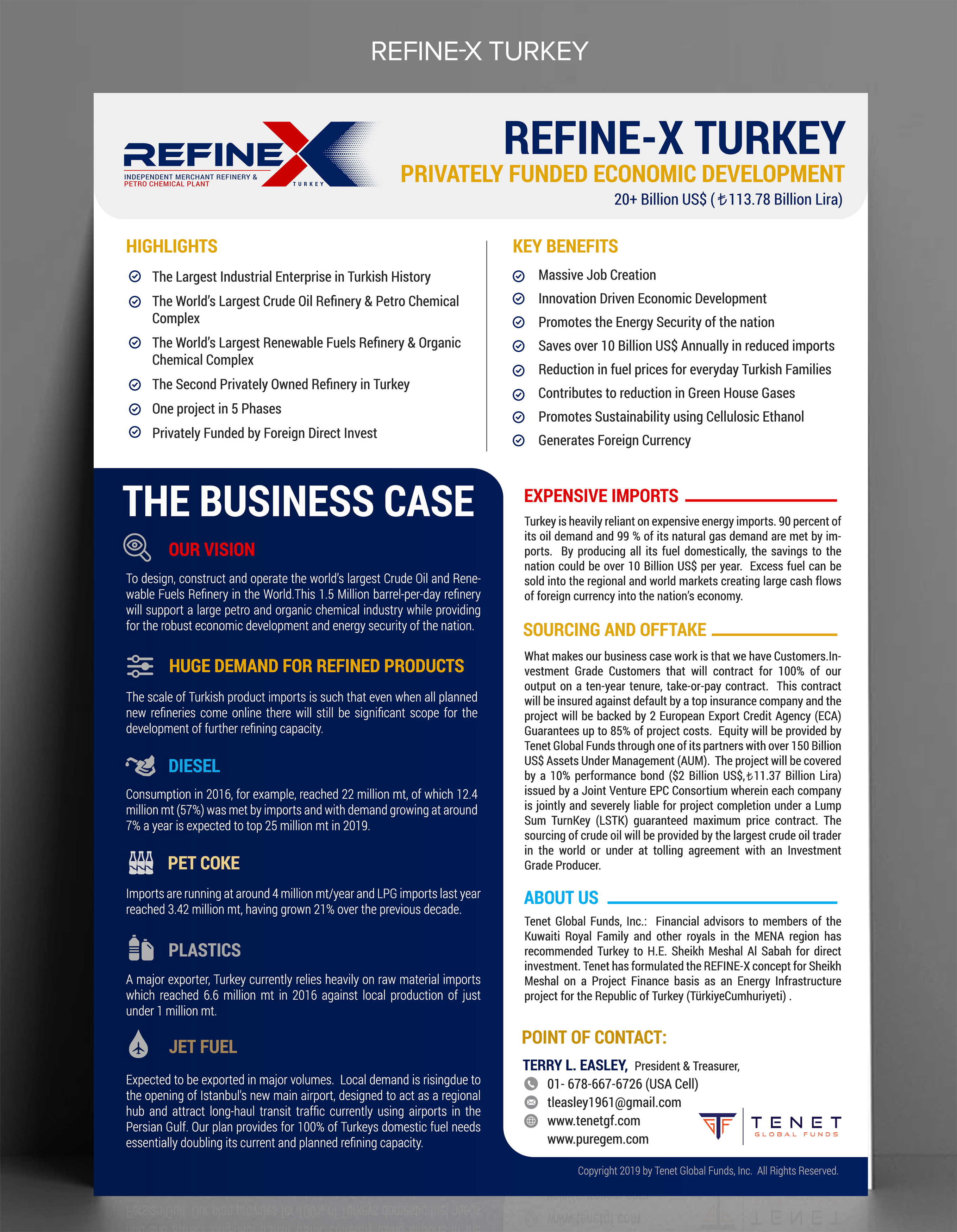 Brochure Design by ARTOGRAPHY for Tenet Global Funds, Inc. | Design #22781690