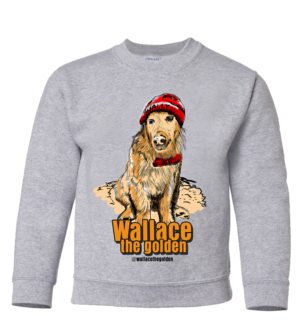 Wallace the Golden Retriever t-shirts for @wallacethegolden  | T-shirt Design by dundun