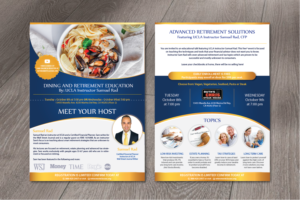 Financial Retirement Seminar Mailer | Flyer Design by alex989