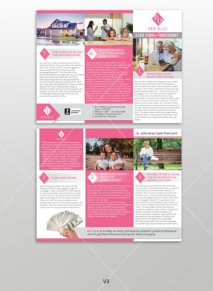 Foreclosure Case Studies | Diseño de Flyer por DA.