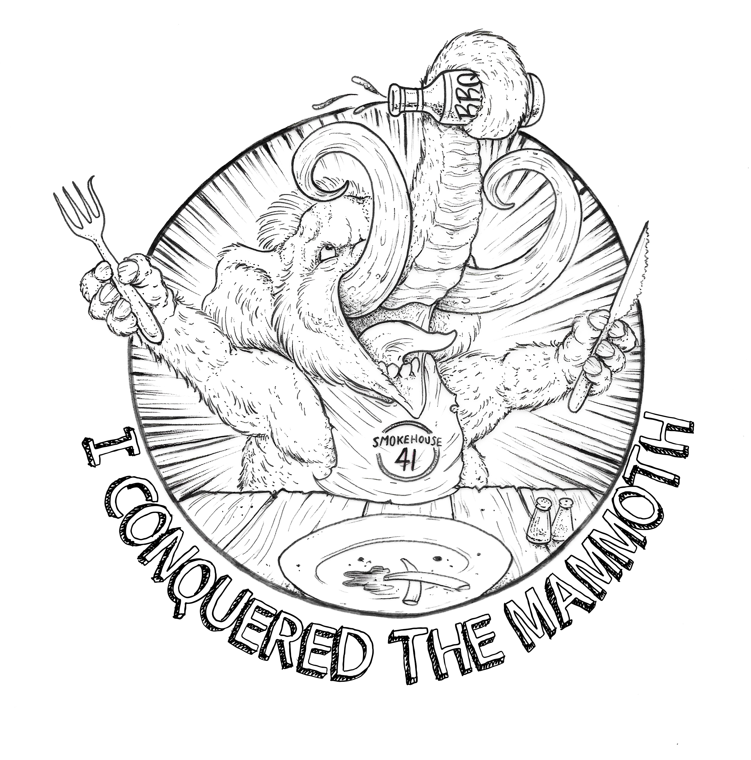 T-Shirt-Design von Genji Style für Smokehouse 41 | Design #22783984