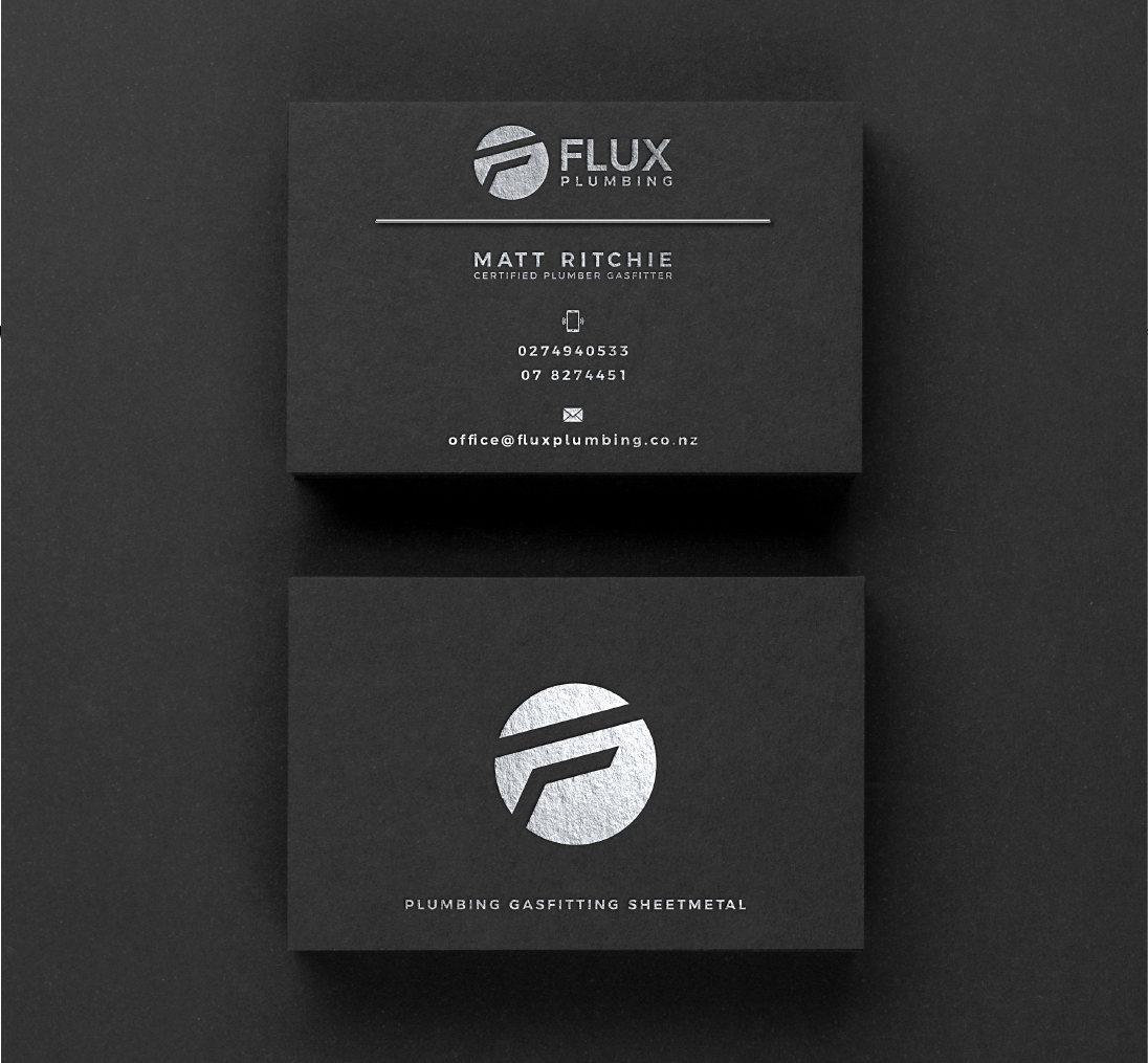 Diseño de Logo por Vetroff para Flux Plumbing Ltd | Diseño #22975048