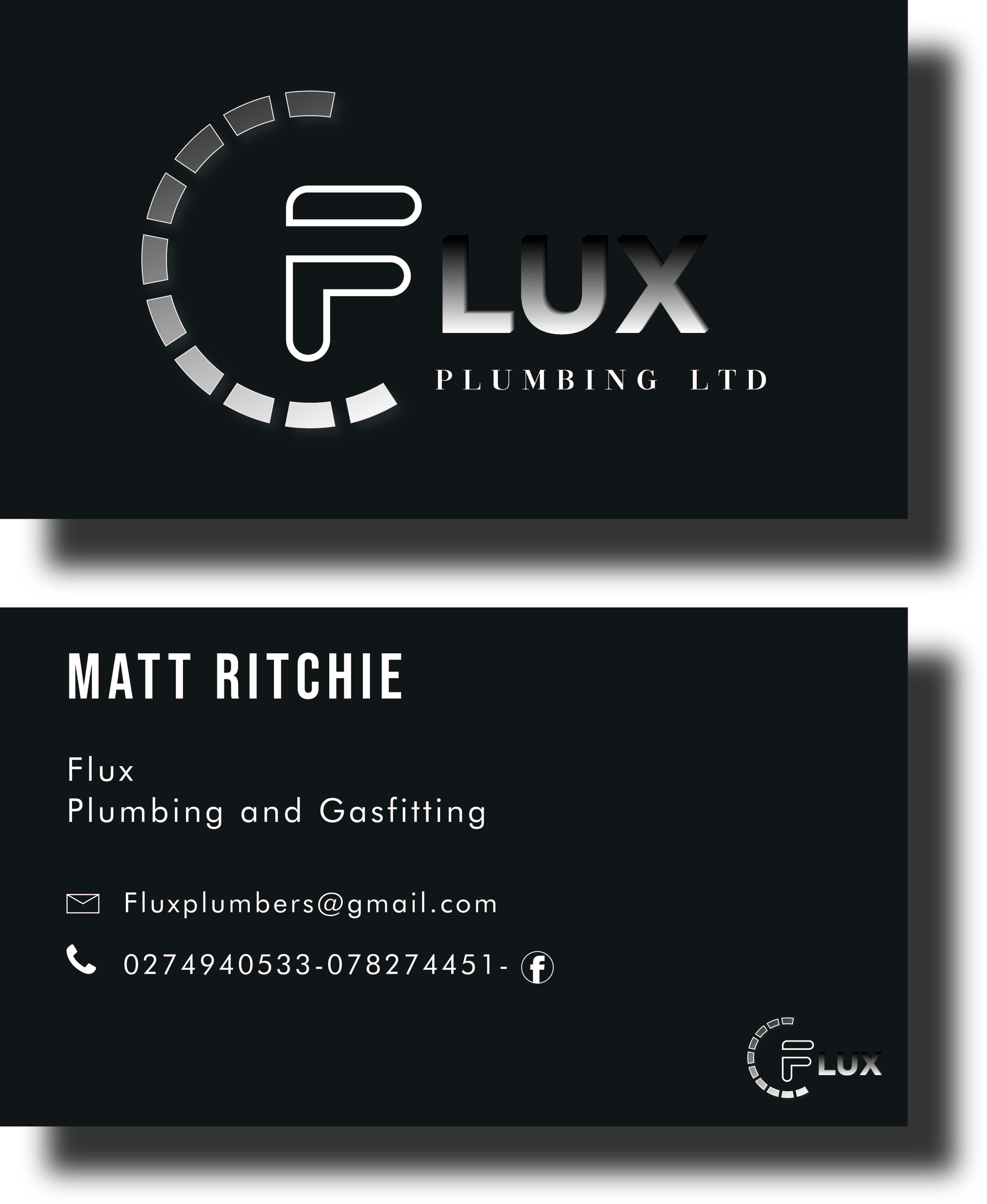 Logo Design by Kashan Ahmed for Flux Plumbing Ltd | Design #22771052