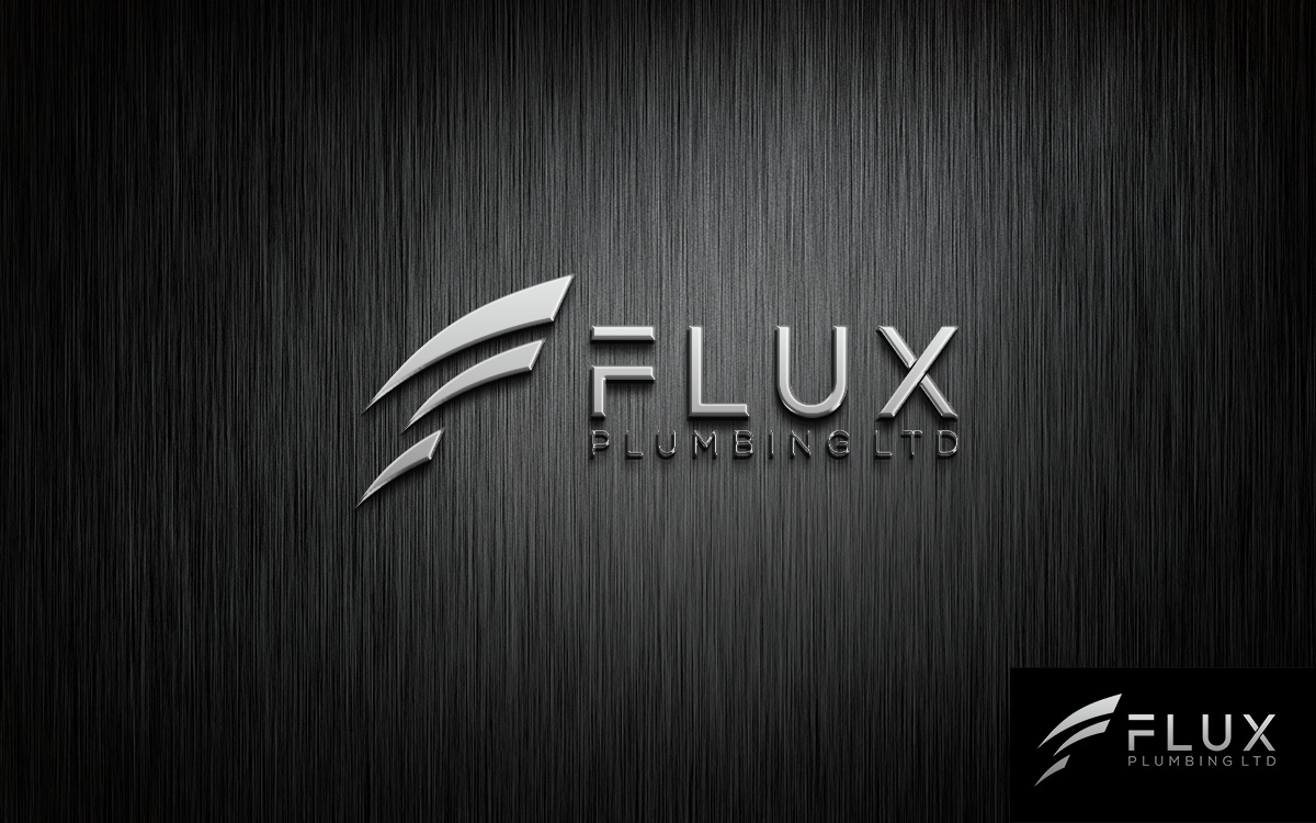 Logo Design by piksel for Flux Plumbing Ltd | Design #22743392
