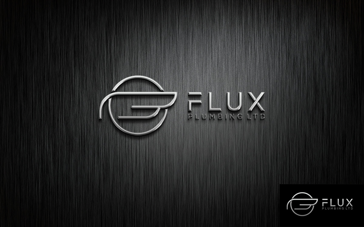 Logo Design by piksel for Flux Plumbing Ltd | Design #22743393