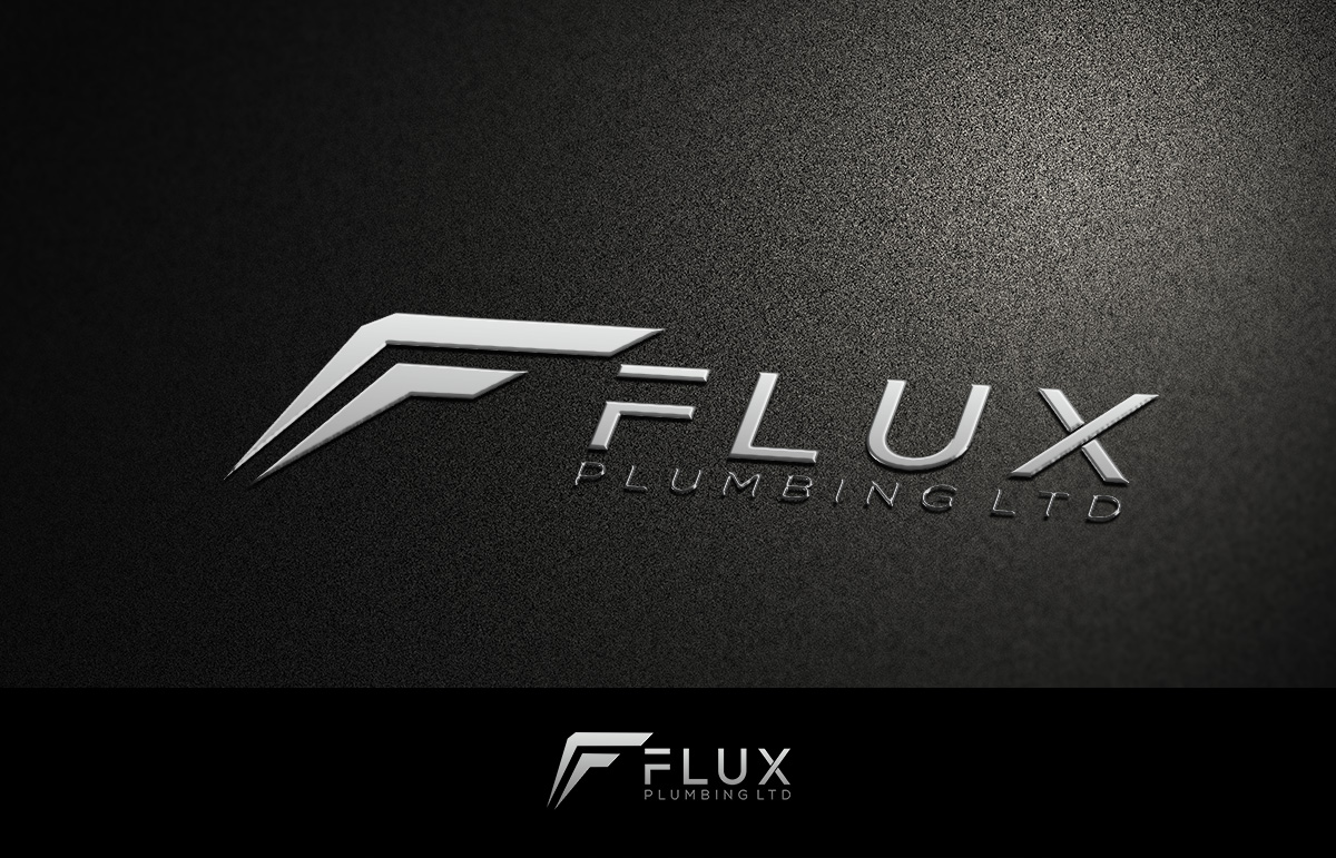 Logo Design by piksel for Flux Plumbing Ltd | Design #22743394